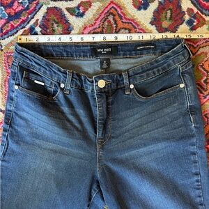 Nine West Women's Dark Blue High Rise Jeans